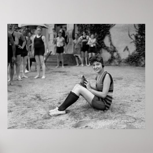 遊とポッサム， 1922 ポスター (正面)