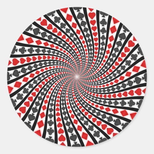 遊のカードがスパイラルに対応： ラウンドシール (正面)