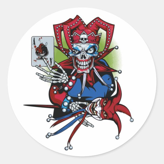 遊のカード ラウンドシール (正面)