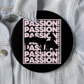 遊のグランドピアノピンクウォメンズピアニスト 缶バッジ (インサイチュ)