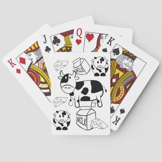 遊のトランプ着色牛 トランプ (裏面)