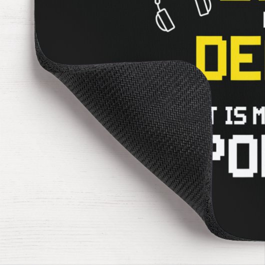 遊のビデオゲームおもしろいPCコンソールのゲーマーギーク マウスパッド (コーナー)