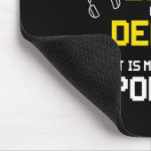 遊のビデオゲームおもしろいPCコンソールのゲーマーギーク マウスパッド (コーナー)