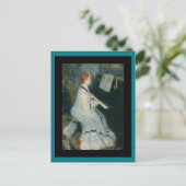 遊のピアノ：キャンドルライト ポストカード (スタンド正面)