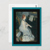 遊のピアノ：キャンドルライト ポストカード (正面/裏面)