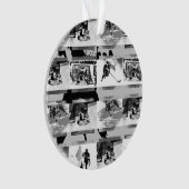 遊のホッケー – アイスホッケー選手 オーナメント (正面)