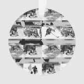 遊のホッケー – アイスホッケー選手 オーナメント (正面)