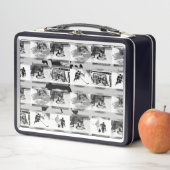 遊のホッケー – アイスホッケー選手 メタルランチボックス (インサイチュ)