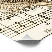 遊のヴィンテージハープ音楽304 ポスター (コーナー)