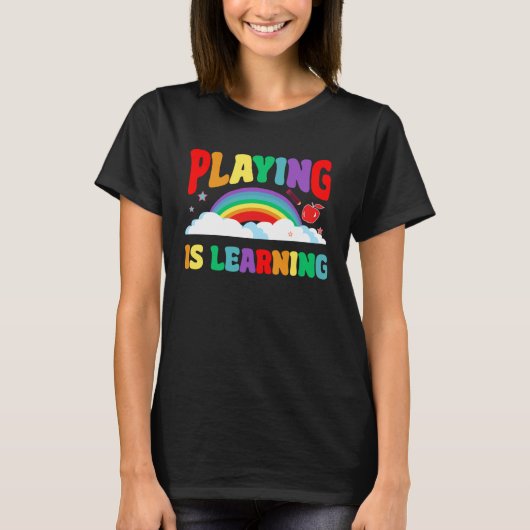 遊の幼稚園学幼稚園K前 Tシャツ (正面)