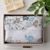 遊の朝顔の庭のパターン 薄葉紙 (ギフト)