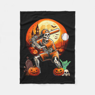 遊の野球ハロウィンプレーヤートレーナーファンラブ フリースブランケット