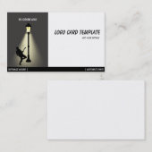 遊の音楽ギターミュージシャンロゴ 名刺 (正面/裏面)