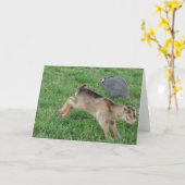 遊の カード (黄色い花)