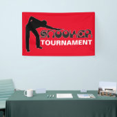 遊のSNOOKERモダンフォント+アイディア 横断幕 (トレードショー)