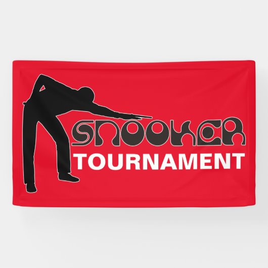 遊のSNOOKERモダンフォント+アイディア 横断幕 (横)