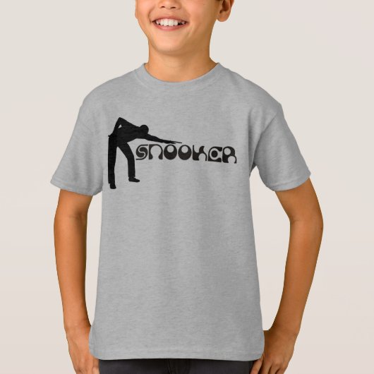 遊のSNOOKERモダンフォント+アイディア Tシャツ (正面)