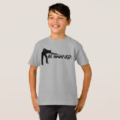 遊のSNOOKERモダンフォント+アイディア Tシャツ (正面フル)