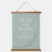 遊はマリア・モンテッソーリの作 吊り下げ型タペストリー (正面)