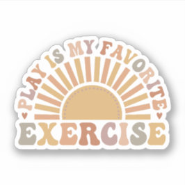 遊は私のお気に入りのエクササイズ、フィジカルセラピーPT シール