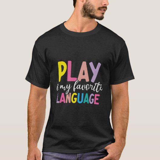 遊は私のお気に入りの言語である"音声言語P Tシャツ (正面)