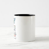遊びが私の一番好きな言葉 ツートーンマグカップ (中央)