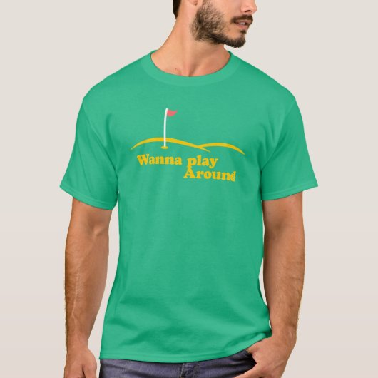 遊びたいと思って下さい Tシャツ (正面)