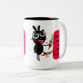 遊びたい遊か？バニーマグ ツートーンマグカップ (正面右)