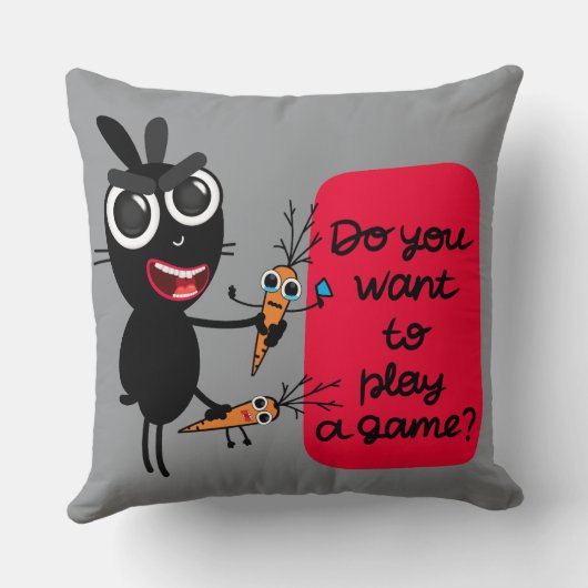 遊びたい遊か?バニー装飾用クッション クッション (裏面)