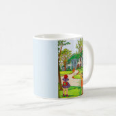 遊びに出よう コーヒーマグカップ (正面右)