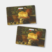 遊びに夢中な子猫たち バッジ (正面＆裏面)