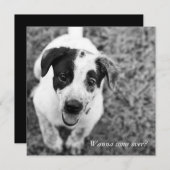 遊びに来ない？ 招待状 (正面/裏面)