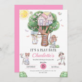 遊びの日招待状 招待状 (正面/裏面)