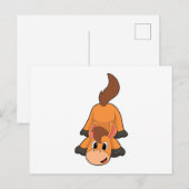 遊びの馬 ポストカード (正面/裏面)