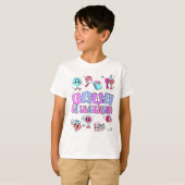 遊びは学び先生初登校日バック Tシャツ (正面フル)