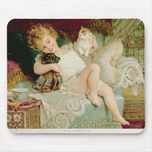 遊び仲間、ナシAnnualからの、1903年 マウスパッド (正面)