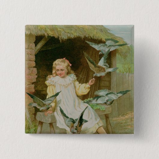 遊び仲間 缶バッジ (正面)