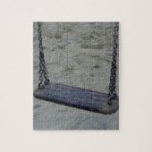 遊び場でのスイング、サマーサンドビーチキッズ遊 ジグソーパズル (縦)