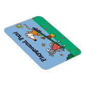 遊び場でシーソーとメイジー マグネット (右側)