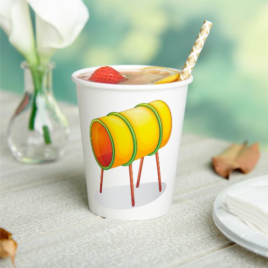 遊び場のトンネル チューブ 子供のアクティビティ 紙コップ