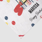 遊び場の子供たちの男の子女の子の誕生日カスタム名 薄葉紙 (詳細)