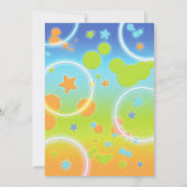 遊び場の誕生日パーティーの招待状 招待状 (裏面)