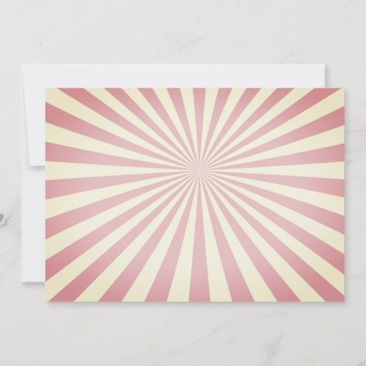 遊び場の誕生日招待状 招待状 (裏面)