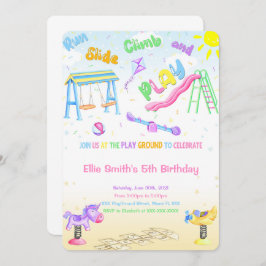 遊び場への招待 招待状