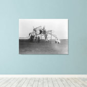 遊び場を楽しむ子供たち キャンバスプリント (インサイチュ (ウッドフロア))