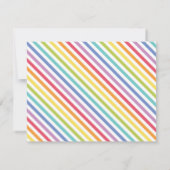 遊び場ジムボールピットキッドバースデーパーティー 招待状 (裏面)