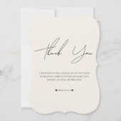 遊び心あふれるカップケーキの明るい誕生日感謝カード ノートカード (裏面)