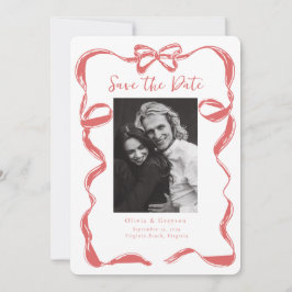 遊び心あふれるシャンパンタワー・セーブ・ザ・デート 手描き セーブザデート