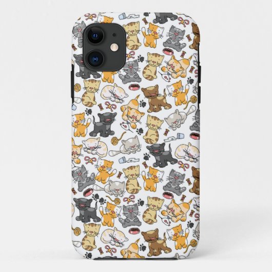 遊び心あふれる子猫たち Case-Mate iPhoneケース (裏面)