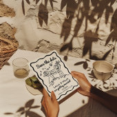 遊び心あふれる宇宙のSave The Date招待状 セーブザデート